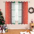 thumbnail image 1 of Cortinas navideñas para ventanas, 2 piezas. Exquisitas cortinas navideñas para decorar ventanas y crear un ambiente festivo. Adorno navideño, decoración para el hogar, detalles festivos para, 1 of 6