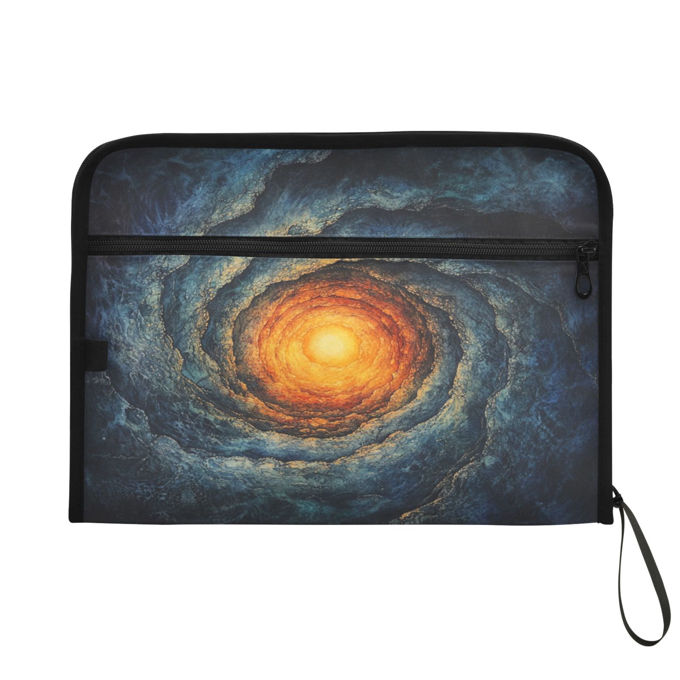 WOBOGO Cosmic Spiral Expanding File Folder Letter Size Accordion Filing Organizer 13 Pocket Separate Organ Pocket