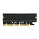 thumbnail image 3 of PCI-E 3.0 16x m.2 Tarjeta Adaptadora SSD NVME PCIE a la Tecla M NGFF PCIE 4X 8X 16X Soporte de Salida para Windows8/10/para Sistema Linux ANGGREK Ocean Broad Surfboard Fins, 3 of 7