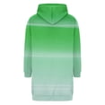 thumbnail image 4 of Bovemsi Sweatshirt for Women Long Zip Up Double Zipper Fleece Jacket Sweatshirts Fall Winter Fashion Clothes Zip Up Hoodie, 4 of 5