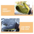 thumbnail image 3 of OULII 4Pcs Coral Fleece Car Wash Gloves for Exterior and Interior Cleaning, 3 of 8