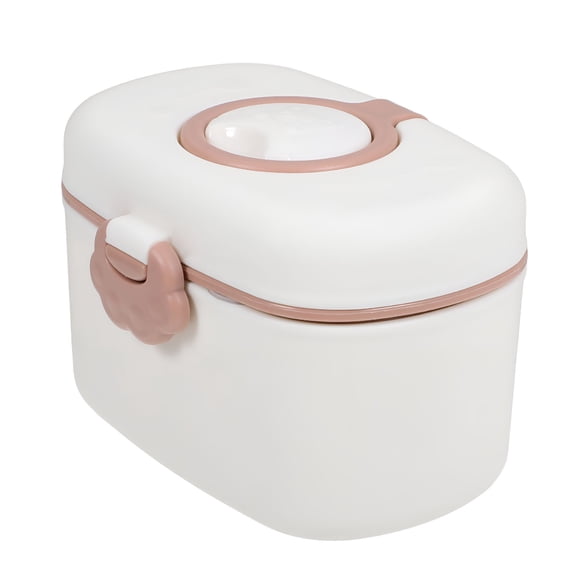 ACDANC Formula Container to Go 1Pack for Toddler Outdoor Use in White PP with Portable Style