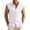 White, variant on hotojiny Men's Sleeveless Shirt Casual Button down Shirt Breathable Fitted Collared Summer Beach Vacation Tops with Pocket