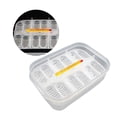 thumbnail image 3 of HLONK 1pc Lizards Pets Breeding Isolation Box Reptile Incubator Hatching Box with Thermometer, 3 of 7
