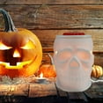 thumbnail image 3 of Star Moon Electric Wax Warmer Ceramic Wax Candle Melter for Home Decor, Resurgent Skull, White, 3 of 10