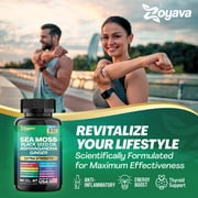 Zoyava Sea Moss Blend, 19,445 MG All-in-One Formula with over 15+ Super Ingredients, Extra Strength & High Potency
