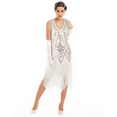 thumbnail image 6 of PrettyGuide Women's 1920s Flapper Dress Vintage Swing Fringed Gatsby Roaring 20s Dress, 6 of 8