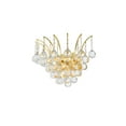 thumbnail image 6 of Victoria 3 light Chrome Wall Sconce Clear Royal Cut Crystal, 6 of 7