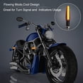 thumbnail image 2 of 4PCS Motorcycle Turn Signals Flowing Mode Turn Signal Lights Motorcycle Turning, 2 of 5