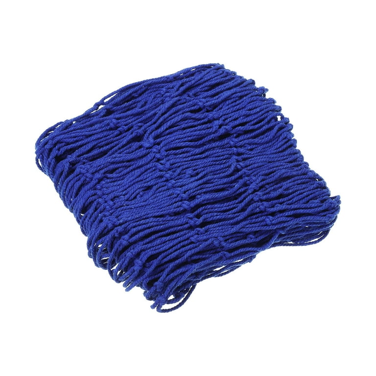blue fishing net for sale Uxcell Fishing Net Decor, 80 inch x 40 inch Fish Net Decor Party Accessory, Dark Blue, Size: 80 x 40