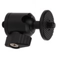 thumbnail image 3 of Rótula De Cámara, Mini Rótula De Trípode Anodizada Negra Para Monitores Para Grabadoras De Video Para Teléfono ANGGREK Fotografía, 3 of 8