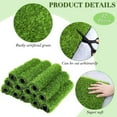 thumbnail image 3 of 12 Pieces Artificial Grass Mat Square 12 x 12 Inch Fake Turf Patch Indoor Outdoor Garden Lawn Patio Balcony Synthetic Turf Mat Realistic Grass Rug for Crafts Miniature Garden DIY, Grass Green, 3 of 5