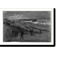 thumbnail image 2 of Historic Framed Print, Shelling the rebel rifle pits on the Rappahannock. previous to the third crossing of Sedgwicks corps June 5th, 17-7/8" x 21-7/8", 2 of 9