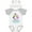 White & Heather w/ Ears, variant on Inktastic My Nana Loves Me Cute Penguins Girls Baby Bodysuit