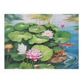 thumbnail image 5 of WYYP Pond Flowers Fish Wooden Jigsaw Puzzle Challenging Difficult Wood Puzzles for Adults 500 PCS, 5 of 6