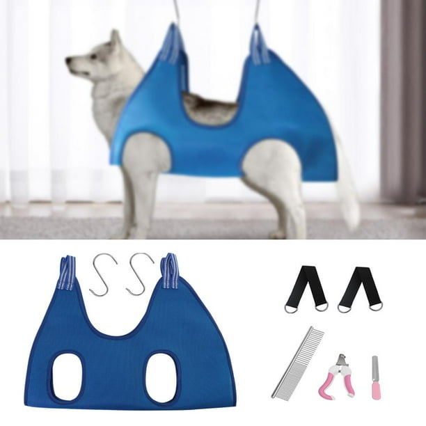 de Hamacas Multifuncionales para El atención de Mascotas Eslinga de Bolsa de Sujeción S Ayudante de Hamaca Transpirable para Recorta Colco Hamaca de aseo para perros