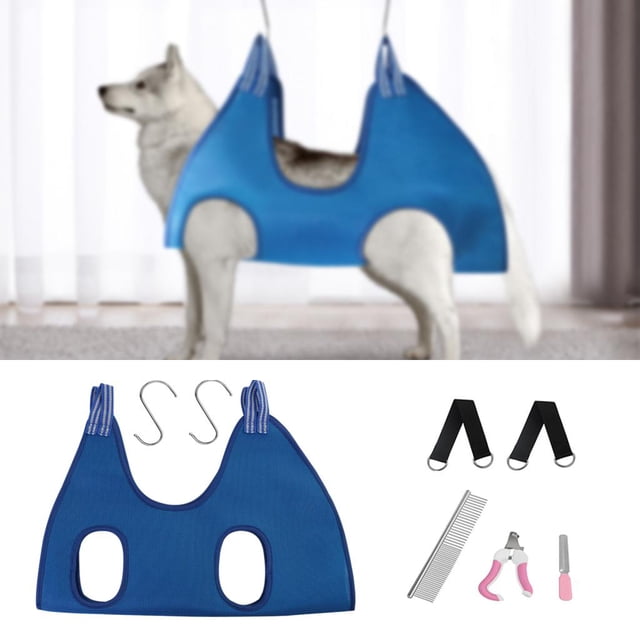 Dog Grooming Hammock Set Restraint Bag W/ Pliers files Hammock Helper for Small