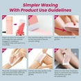 thumbnail image 2 of Charmonic Roll On Wax Kit, All-in-One Hair Removal Set with Wax Heater & 3 Cartridges, 100 Strips & Wipes, for Beginners & All Skin Types (Pink), 2 of 7
