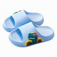 thumbnail image 4 of HCNTES Kids Toddler Boys Girls Cloud Slide Children Shower Slippers Summer Soft Bottom Non Slip Quick Drying Water Shoes(Sky Blue,3.5), 4 of 4
