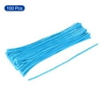 thumbnail image 3 of Uxcell 30cm/12 inch Pipe Cleaners Chenille Stems for DIY Art Crafts Blue-Green 100 Pack, 3 of 6