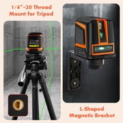 DOVOH Green Cross Line Laser Level with High Accuracy and Manual Mode,C2-120G