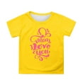thumbnail image 1 of Bouquet Cute Printed Girls' Solid Color Casual Top, 1 of 4