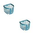 thumbnail image 4 of Injueey Estante de papel higiénico Autoadhesivo sin perforaciones Caja de pañuelos montada en la pared Cocina Sala de estar Soporte de Azul 2Conjunto, 4 of 6