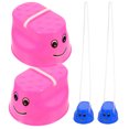 thumbnail image 2 of SHISUYAN 4Pcs Children Stilts Toy Smiling Face Design Stilts Kids Stepper Toy Balance Training Toy, 2 of 9