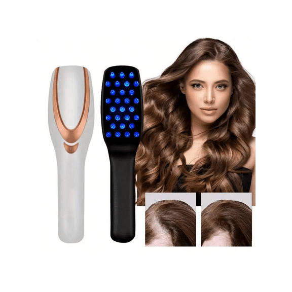 Electric Scalp Massager Comb - Portable, Ergonomic Design For Hair Growth, Relieving Head Pressure And Tension, With Essential Oil, Perfect For Daily Relaxation And Self-Care