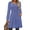 Blue, variant on Fantaslook Square Neck Long Sleeve Dresses for Women Casual Trendy Sweater Dress with Pockets