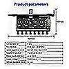 thumbnail image 3 of Pc 8 Chls Fan Hub Ing Fan Speed For Cpu Case Hdd Vga Pwm Fan Pci Bracket By 12v, 3 of 5