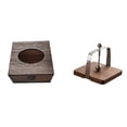 thumbnail image 1 of Estuche de pañuelos de escritorio,Caja de pañuelos faciales de madera estilo retro,Soporte para papel,Soporte para servilletas de café,organizador de mesa,Soporte para servilletas de, 1 of 8