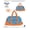 Blippi & Meekah, variant on Hello Kitty Duffle Bag, 16” Travel Sleepover Bag for Girls, Weekender Bag, Pink Dance Bag