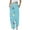 Sky Blue, variant on Zuesphe Womens Pants with Pockets and Elastic Waist Capri Pants for Women 3 Pack Palazzo Pants for Women Casual Womens Baggy Pants Trendy Cargo