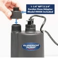 thumbnail image 5 of Superior Pump 91025 1/5 HP Thermoplastic Submersible Utility Water Pump with 10-Foot Cord, 5 of 8