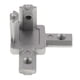 thumbnail image 3 of Serie 2020 UE, para de extrusión de aluminio con ranura en T, conector de esquina interior, forma L de tres vías de Cola Conector de esquina interior de 3 vías, 3 of 8
