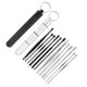 thumbnail image 1 of Cureta de cera para los oídos, kit de eliminación de cera para los oídos, herramienta de limpieza de oídos de acero inoxidable, calidad superior, 1 of 8