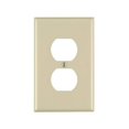thumbnail image 1 of Duplex Device Receptacle Wallplate Device Mount, Ivory, 1 of 1