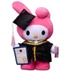 thumbnail image 3 of Muñeco de peluche grande de 35 cm con diseño de Hello Kitty, muñeco de peluche Kawaii de Sanrio, My Melody, Kuromi, Cinnamoroll y Graduación, ideal como regalo de cumpleaños, 3 of 5