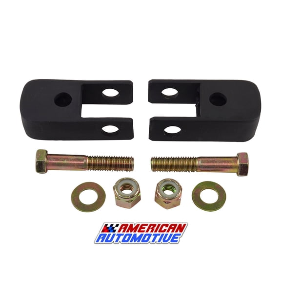 American Automotive 1-3" Front Suspension Shock Extender Leveling Kit Lift Kit for 1999-2007 Silverado Sierra 1500