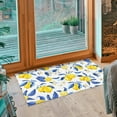 thumbnail image 6 of Lemon Kitchen Rugs and Mats Set of 2, Blue and Yellow Lemon Summer Farmhouse Non-Skid Washable for Kitchen Floor Sink Mats Decor and Accessories 17"x30"+17"x47", 6 of 6