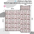 thumbnail image 5 of White Christmas Animal and Car Pattern Toddler Nap Mats for Kids Preschool,50"x20" Sleeping Mat Bag or Kids,Toddler Sleeping Bag,Toddler Nap Mat or Daycare, 5 of 6