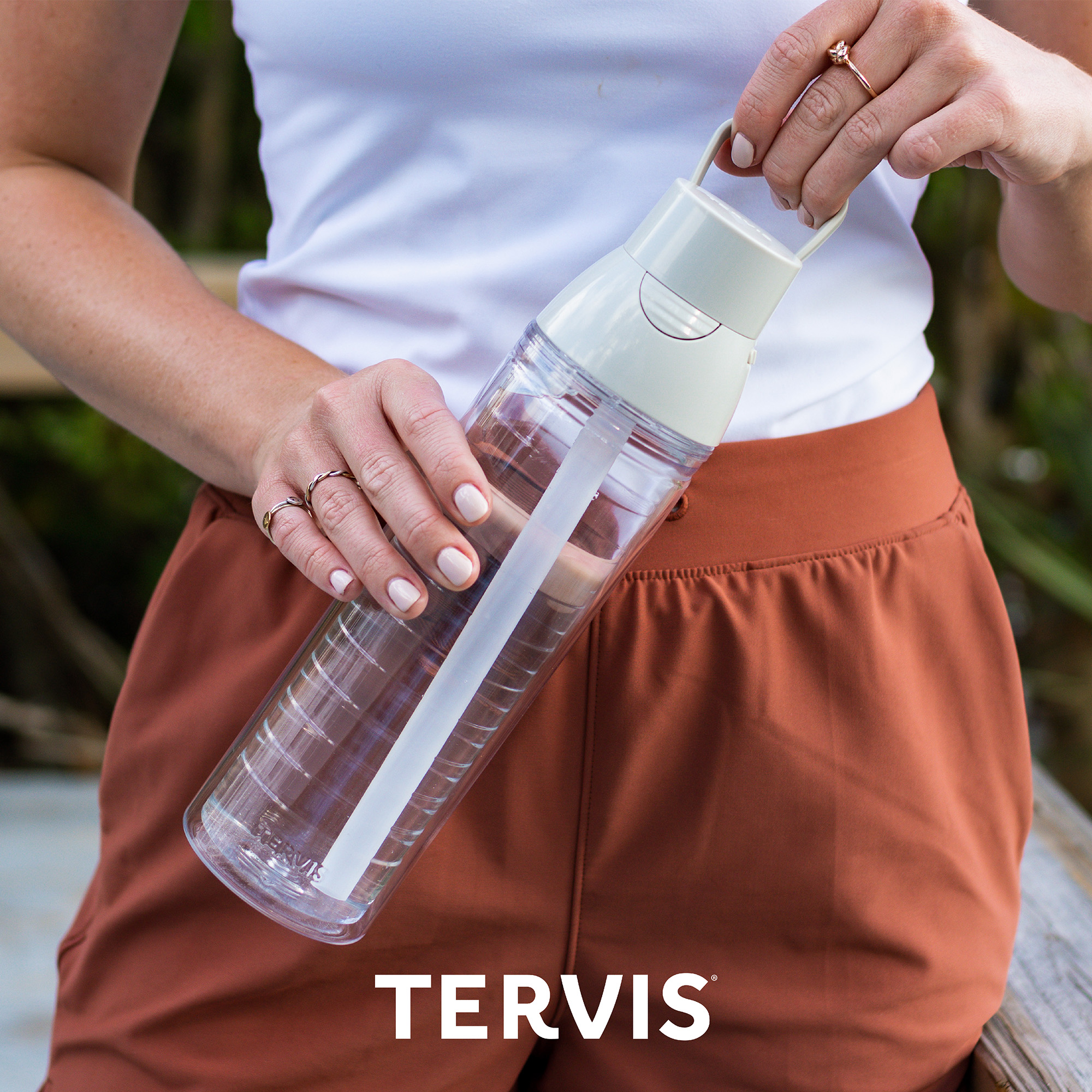 Tervis Venture Lite 24oz Insulated Tumbler, White photo 8