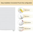 thumbnail image 3 of Window Blinds Cordless No Drill Cut to Size Clip On Stick On Self Adhesive Temporary Blinds Pleated Paper Blinds for Windows Doors Shades for Home Nursery Bedroom Kitchen Bathroom, 3 of 5