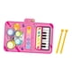 thumbnail image 2 of Tapete de piano para bebé educativo, portátil y sensorial, plegable, con 2 baquetas, 2 en 1 rosa, 2 of 9