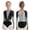 Grey, variant on Girls Long Sleeve Gymnastics Leotard Color Block Sparkly Ice Skating Bodysuit Competitions Dancewear Orange 16