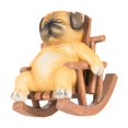 thumbnail image 4 of Estatua de animal con forma de mecedora, pequeña escultura decorativa, colección de figuras en miniatura, adorno de mesa para sala de estar, oficina y Perro marrón, 4 of 9