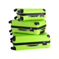 thumbnail image 2 of 3 Pcs Luggage Travel Set Bag ABS Trolley Suitcase Green, 2 of 7