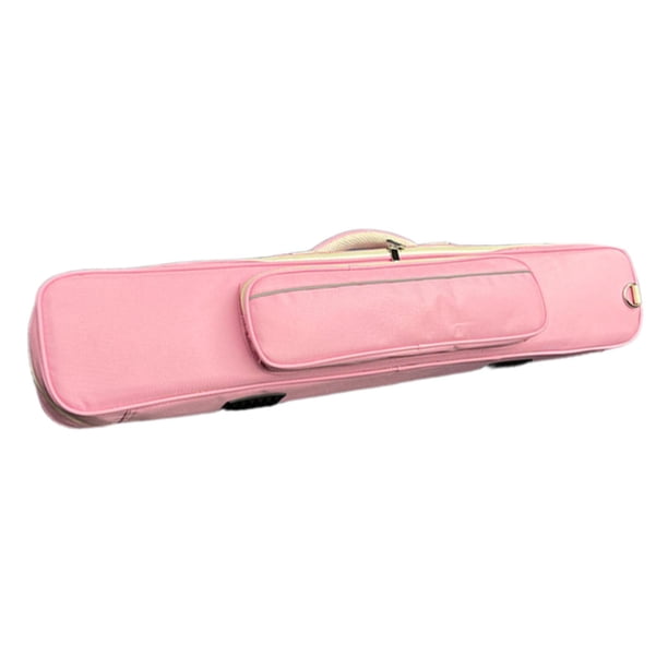 Estuche para tacos de billar, bolsa de almacenamiento para palos de billar de 1/2 pulgada, Oxford Rosa