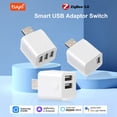thumbnail image 3 of Adaptador USB Tuya Smart Zigbee, Interruptor De 5 V, Miniadaptador De Corriente USB, Interruptor Inteligente Zigbee Para , , Yandex, , 3USB, 3 of 8
